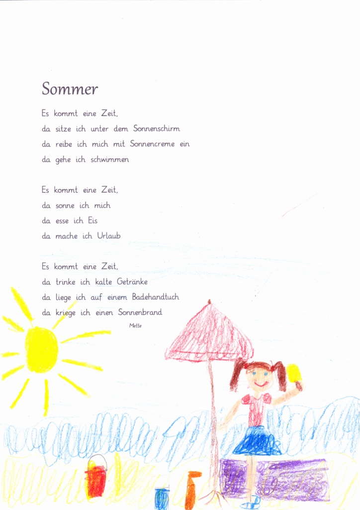 Sommer-Gedichte | Ludgeri-Schule Leer